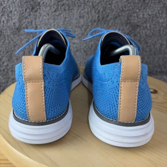 Cole Haan ØriginalGrand Stitchlite Wingtip Oxford Mens Size 10 Blue Knit Shoes - Picture 5 of 9